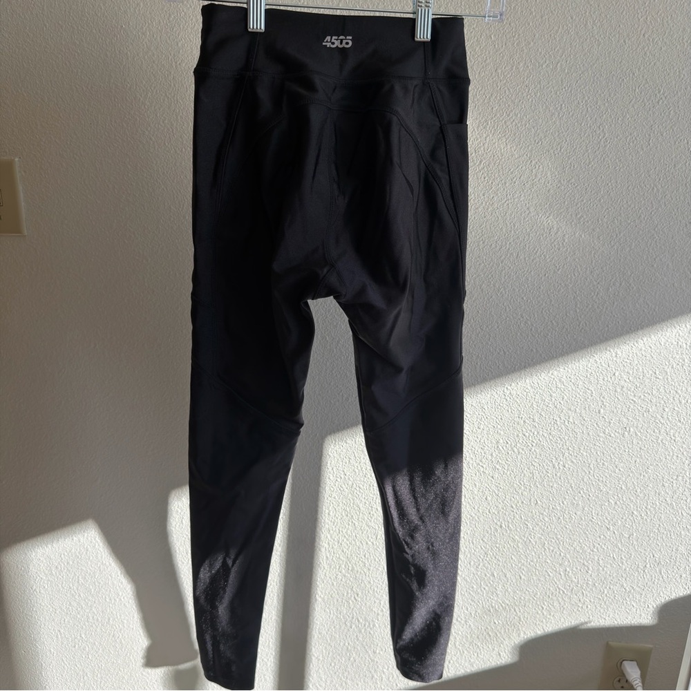 ASOS 4505 Black High Waisted Athletic Leggings Women’s US 4 Workout Gym - Picture 4 of 11